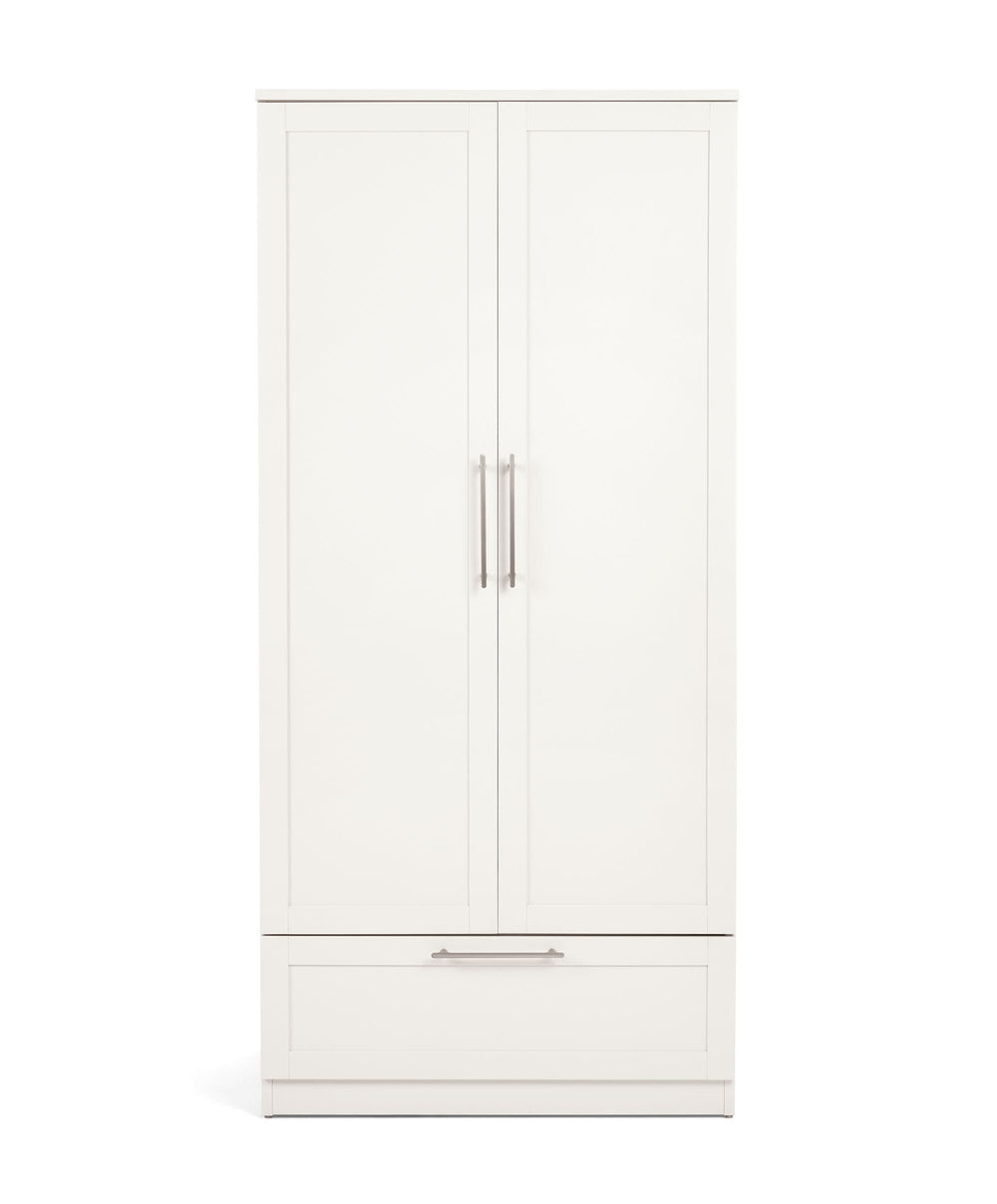 Mamas &amp; Papas Furniture Sets Walton 3 Piece Range with Dresser Changer &amp; Wardrobe - White