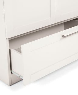 Mamas & Papas Furniture Sets Walton 3 Piece Range with Dresser Changer & Wardrobe - White