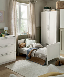 Mamas & Papas Furniture Sets Walton 3 Piece Range with Dresser Changer & Wardrobe - White