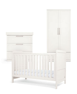 Mamas & Papas Furniture Sets Walton 3 Piece Range with Dresser Changer & Wardrobe - White