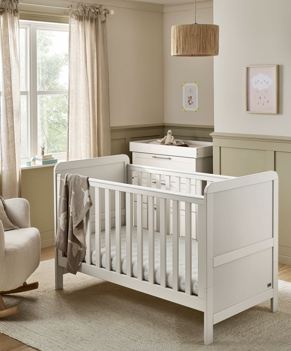 Mamas &amp; Papas Furniture Sets Walton 3 Piece Range with Dresser Changer &amp; Wardrobe - White
