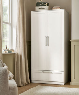 Mamas & Papas Furniture Sets Walton 3 Piece Range with Dresser Changer & Wardrobe - White