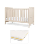 Mamas & Papas Furniture Sets Walton Cotbed with Signature Airflow Pocket Spring Mattress - Cashmere