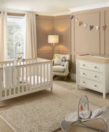 Mamas & Papas Furniture Sets Wedmore 2 Piece Cotbed Set With Dresser Changer - Cashmere/Oak