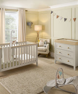 Mamas & Papas Furniture Sets Wedmore 2 Piece Cotbed Set with Dresser Changer - Pebble Grey