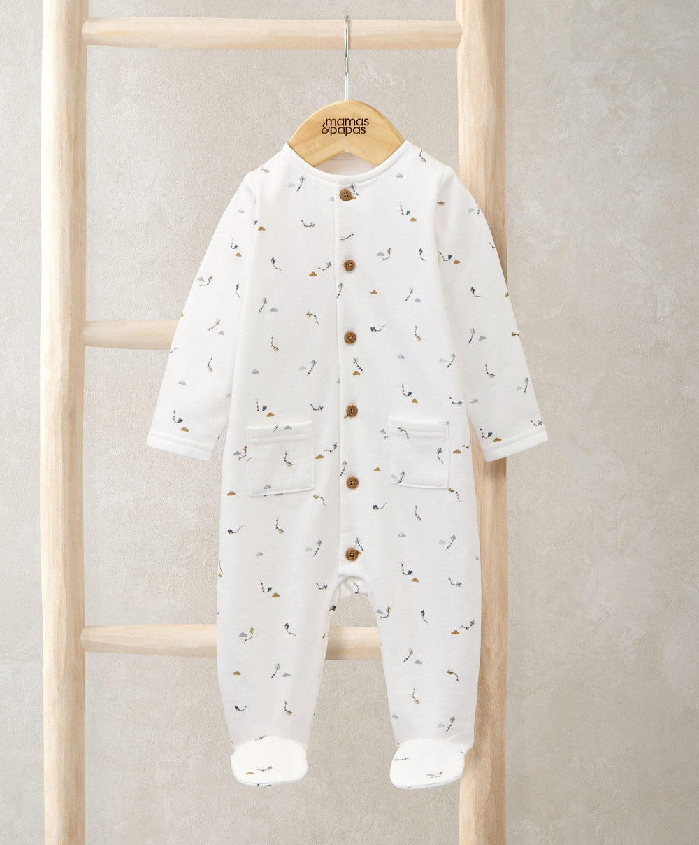 Mamas &amp; Papas Gift Boxes 0-3 m Kite Print All In One &amp; Small Beanie Bunny Gift Box