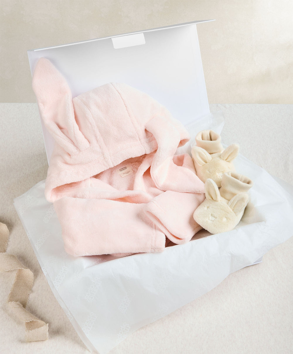 Mamas &amp; Papas Gift Boxes Bedtime Bunny Dressing Gown &amp; Slippers Gift Box