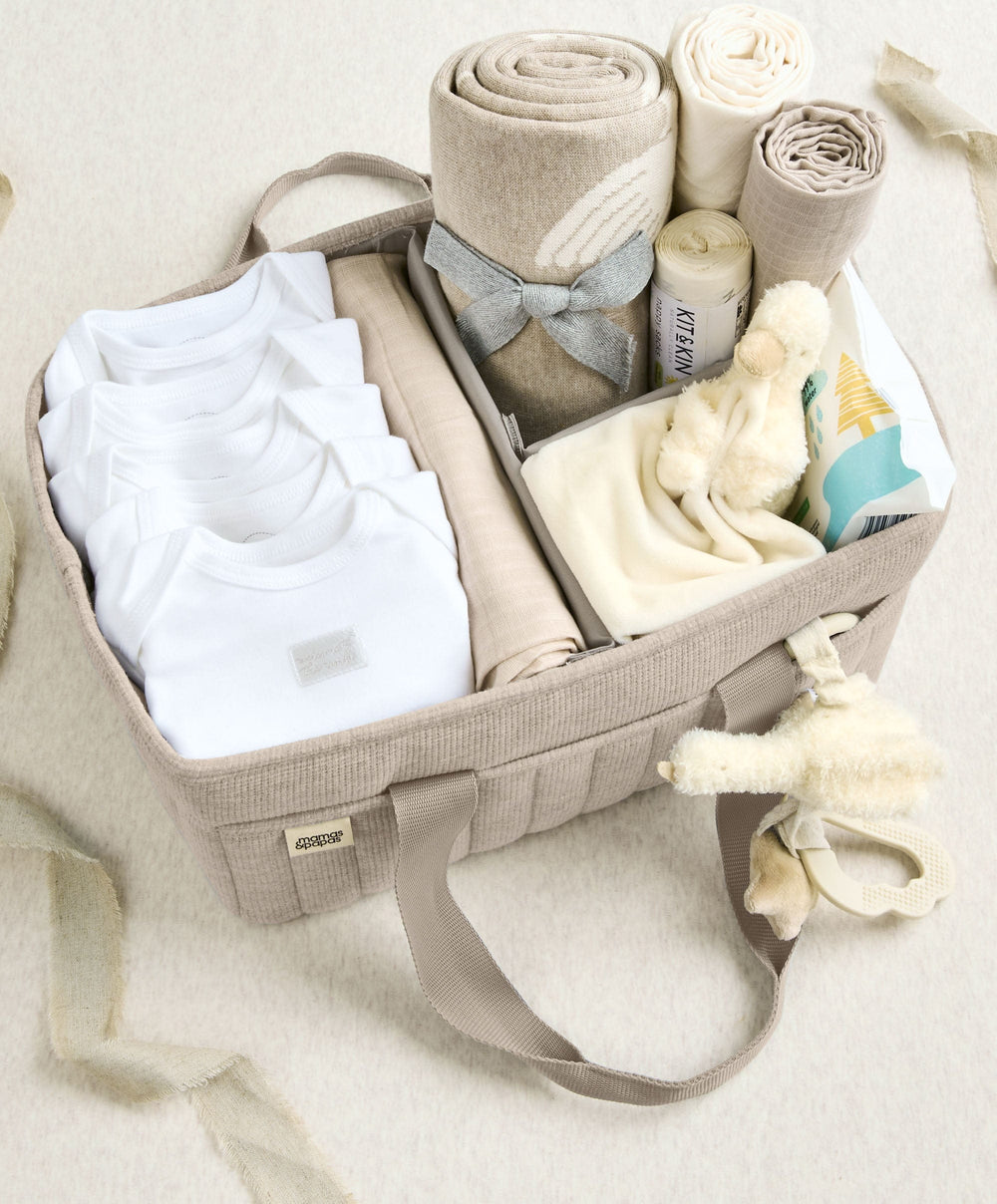 Mamas &amp; Papas Gift Boxes Cashmere Waffle Caddy Bundle