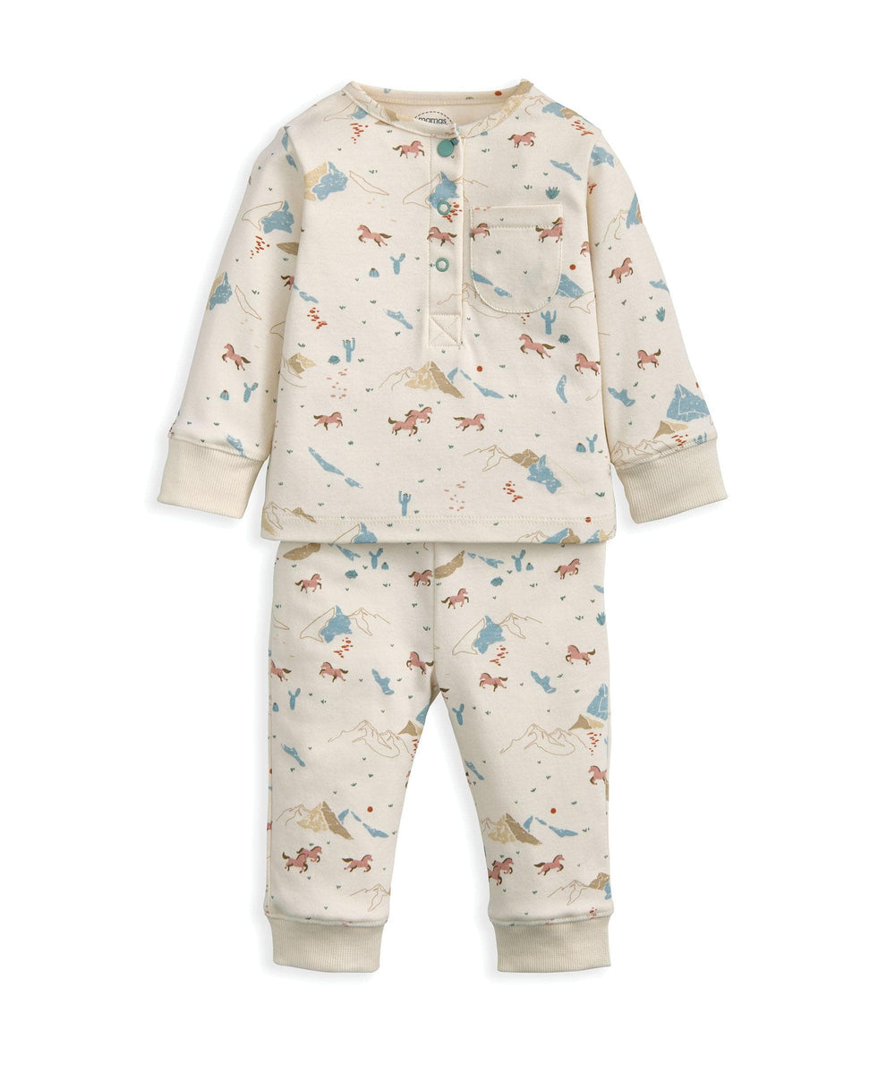 Mamas &amp; Papas Gift Boxes Dinosaur Dressing Gown &amp; Pyjamas Gift Box