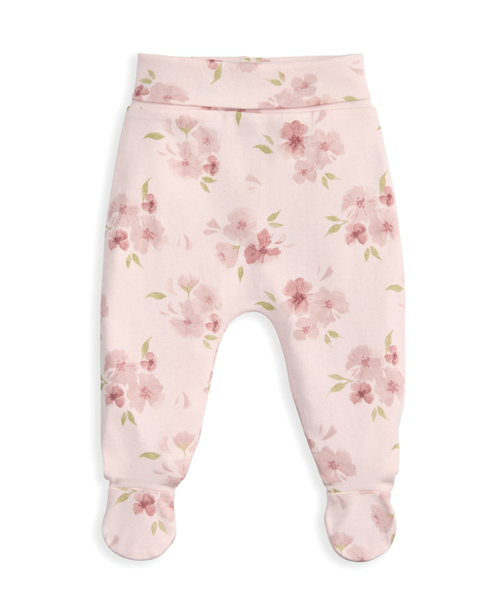 Mamas &amp; Papas Gift Boxes Embroidered Bodysuit &amp; Floral Leggings Set (2 Pieces)  &amp; Pink Bunny Comforter Gift Box
