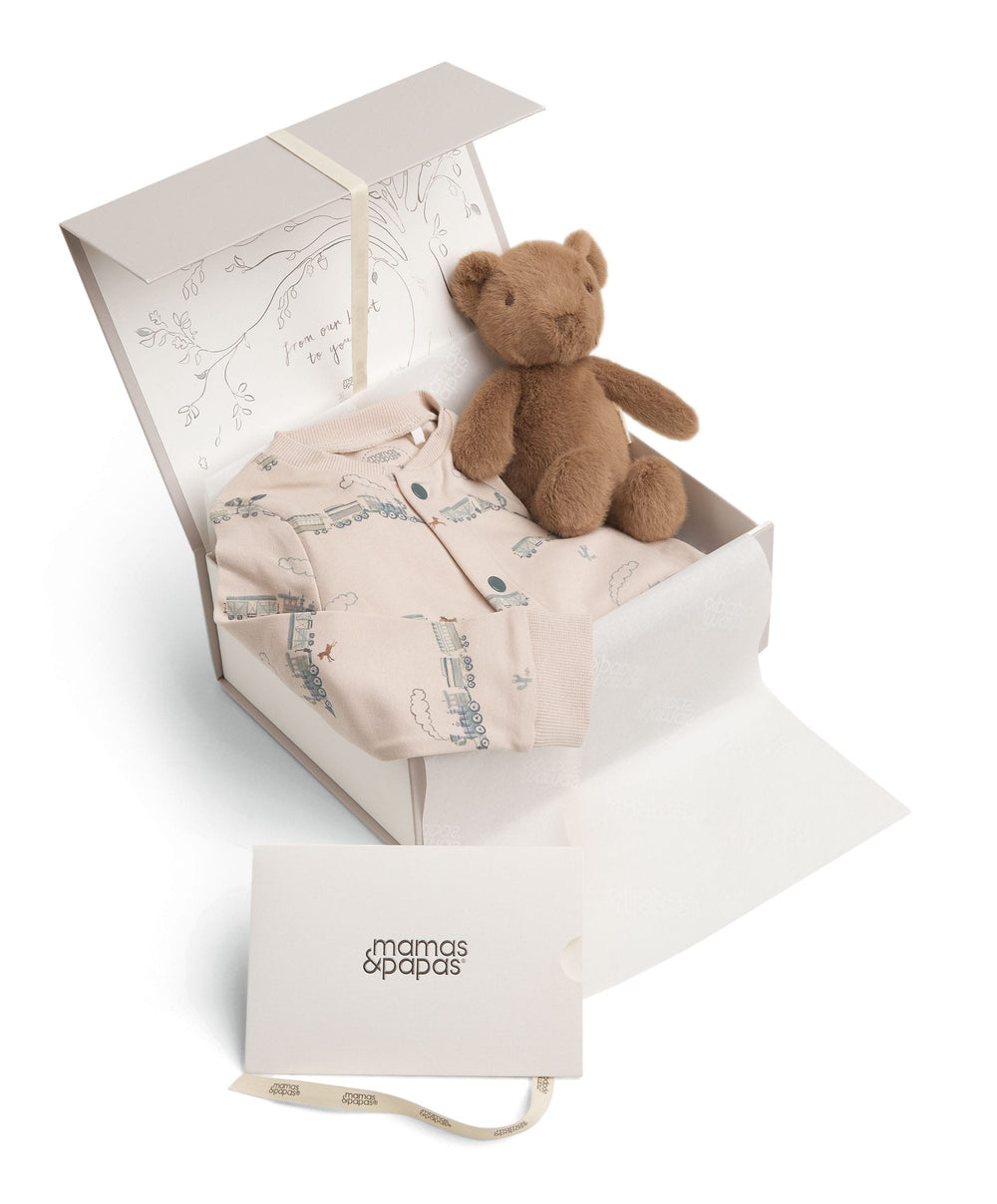 Mamas &amp; Papas Gift Boxes Giftbox - Train/Bear SM
