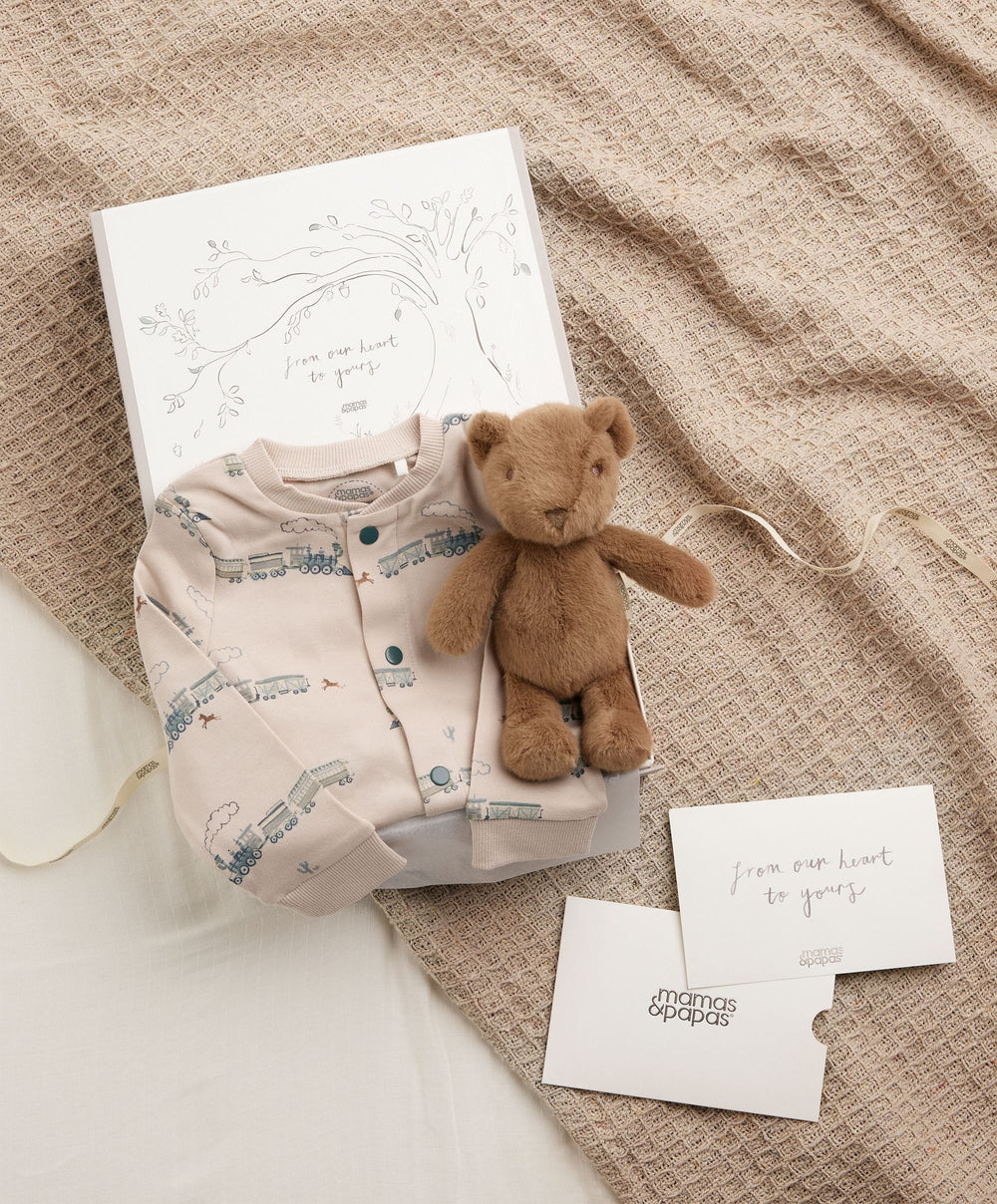Mamas &amp; Papas Gift Boxes Giftbox - Train/Bear SM