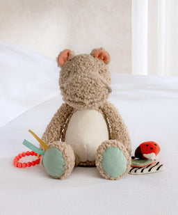 Mamas & Papas Gift Boxes Knitted Blanket & Hippo Gift Box