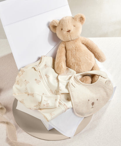 Mamas & Papas Gift Boxes Teddy Bear All in One Baby Gift Box - Medium