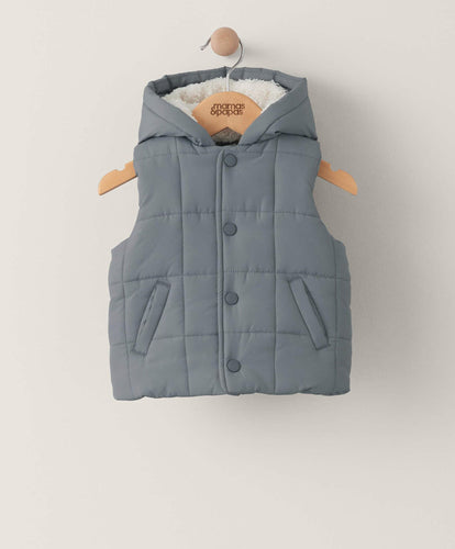 Mamas & Papas Gilets Charcoal Quilted Gilet