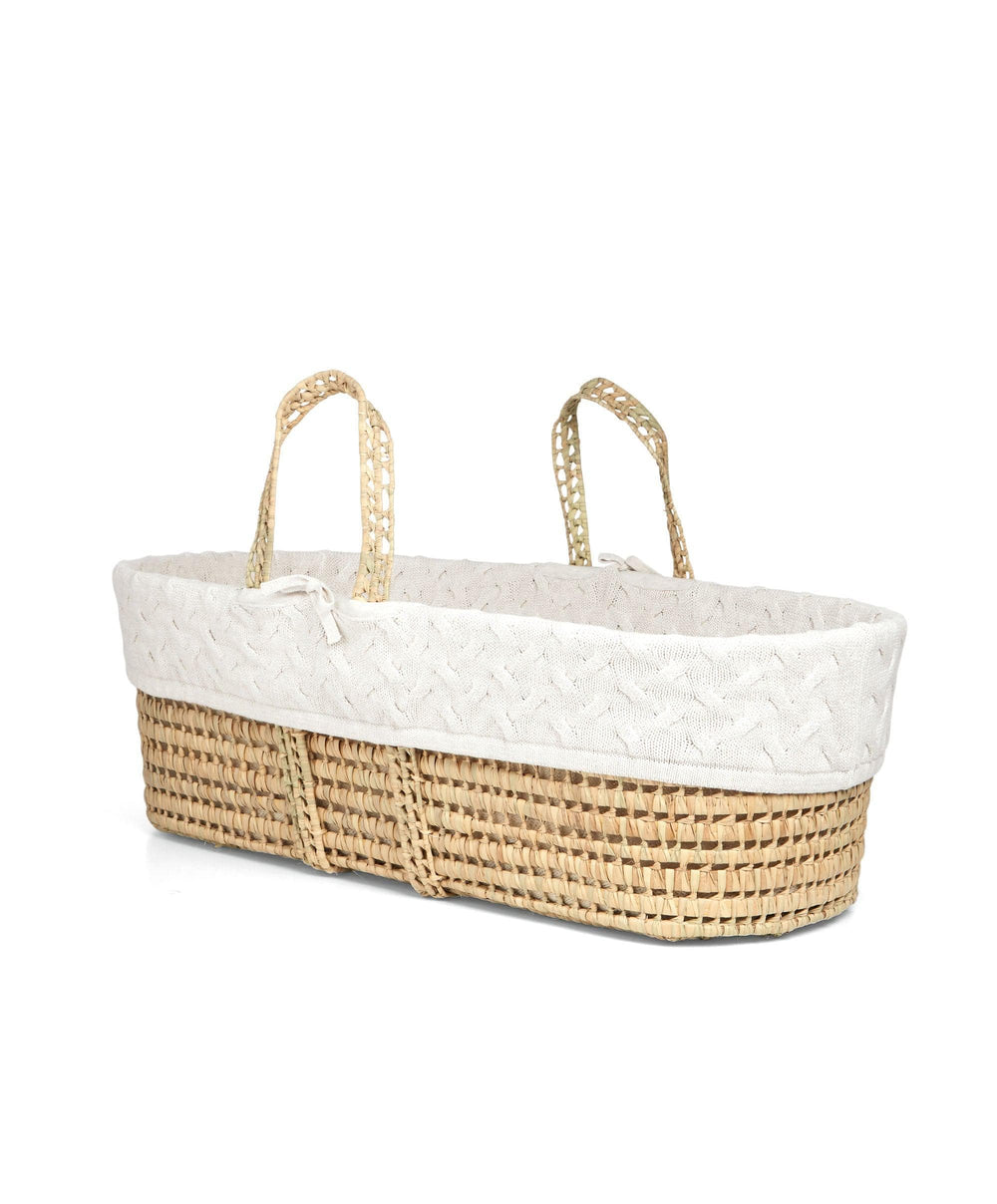 Mamas &amp; Papas Hampden At Home Baby Bundle With Moses Basket - Cashmere