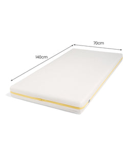 Mamas & Papas Hampden Cotbed & Essential Airflow Pocket Spring Mattress Bundle - White