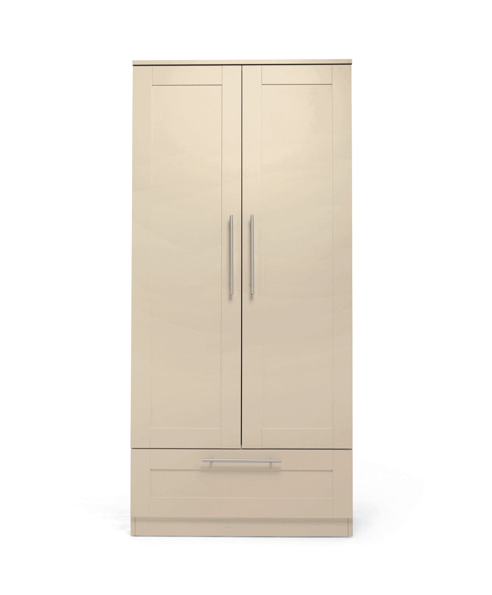 Mamas &amp; Papas Hampden Nursery Furniture Range &amp; Cotbed Essential Airflow Fibre Mattress - Cashmere