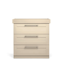 Mamas & Papas Hampden Nursery Furniture Range & Cotbed Essential Airflow Fibre Mattress - Cashmere