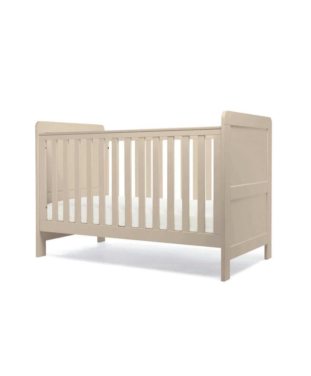Mamas &amp; Papas Hampden Nursery Furniture Range &amp; Cotbed Essential Airflow Fibre Mattress - Cashmere