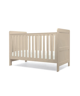 Mamas & Papas Hampden Nursery Furniture Range & Cotbed Essential Airflow Fibre Mattress - Cashmere