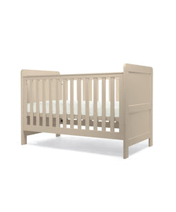Mamas & Papas Hampden Nursery Furniture Range & Cotbed Essential Airflow Fibre Mattress - Cashmere