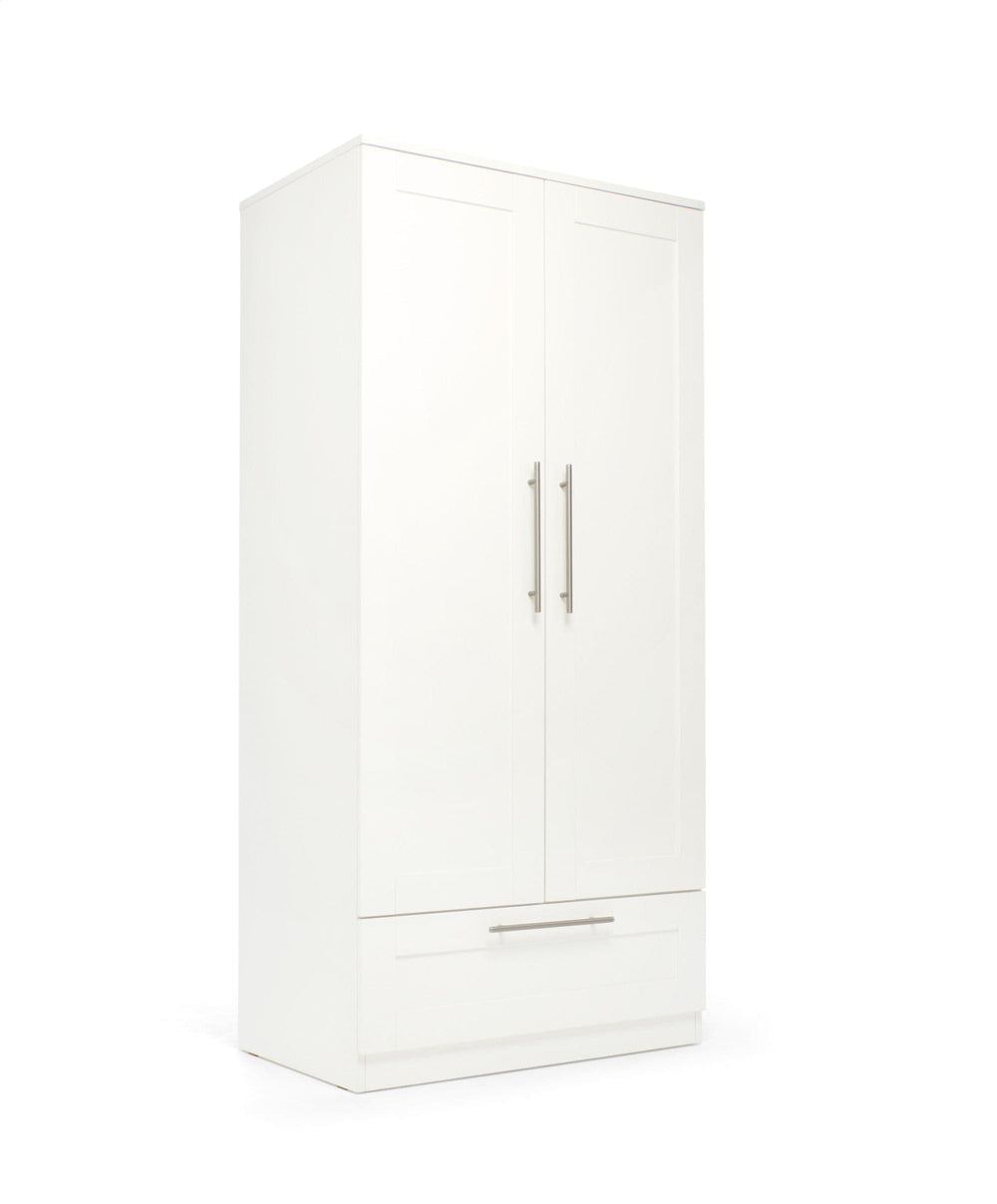 Mamas &amp; Papas Hampden Nursery Furniture Range &amp; Cotbed Essential Airflow Fibre Mattress - White