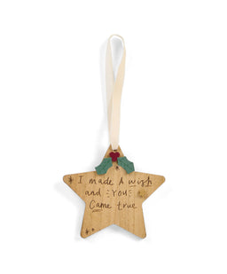 Mamas & Papas Hanging Dec - Wish 2026  ENGRAVABLE/PERSONALISABLE