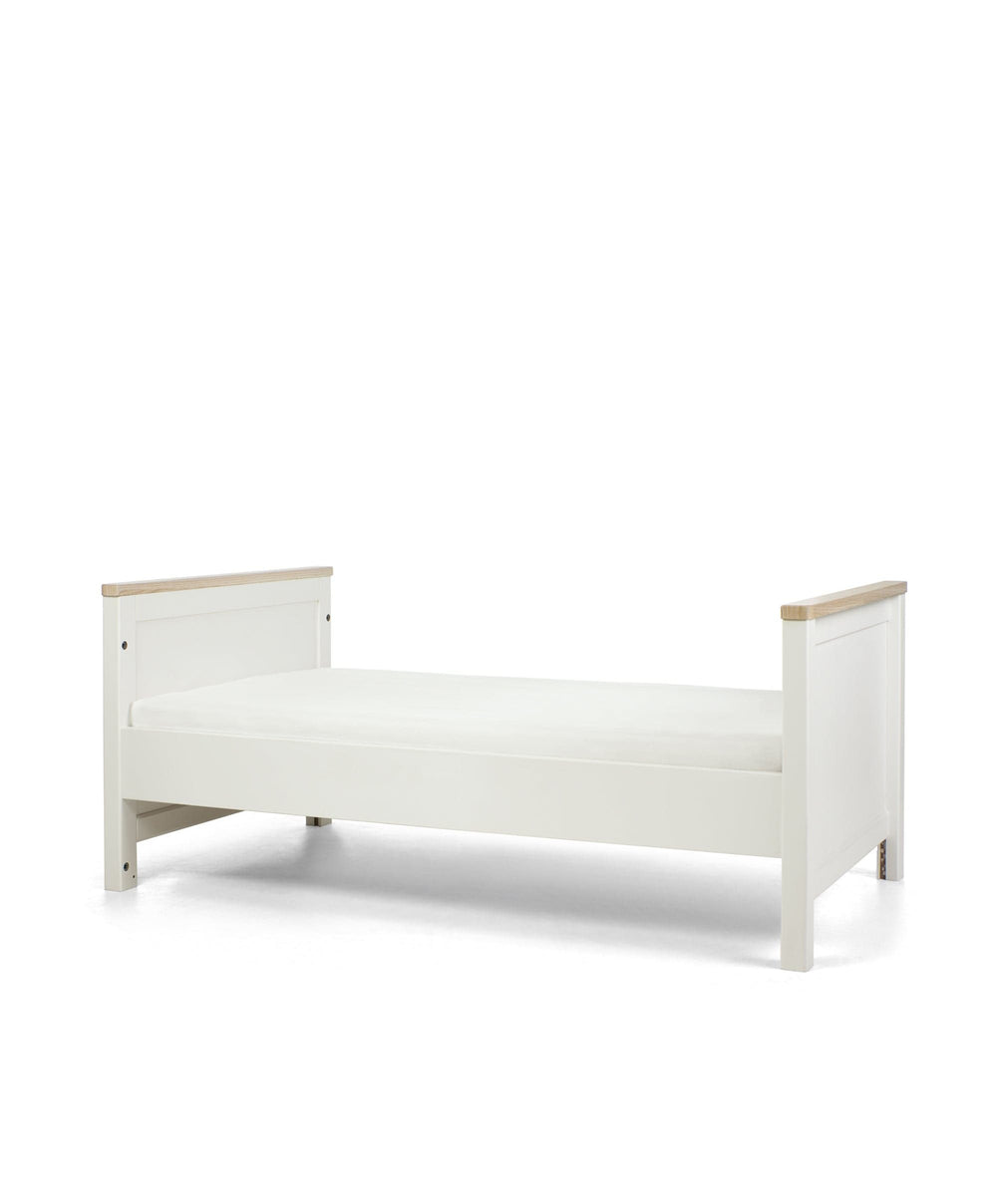 Mamas &amp; Papas Harwell 3 Piece Small Cotbed Range with Premium Dual Core Mattress - White