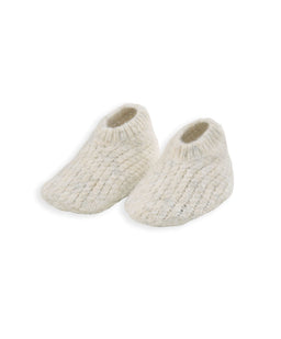 Mamas & Papas Hats & Booties Knitted Hat & Booties - Beige