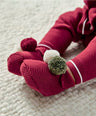 Mamas & Papas Hats & Booties Knitted Pom Pom Booties