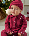 Mamas & Papas Hats & Booties Red Knitted Santa Hat