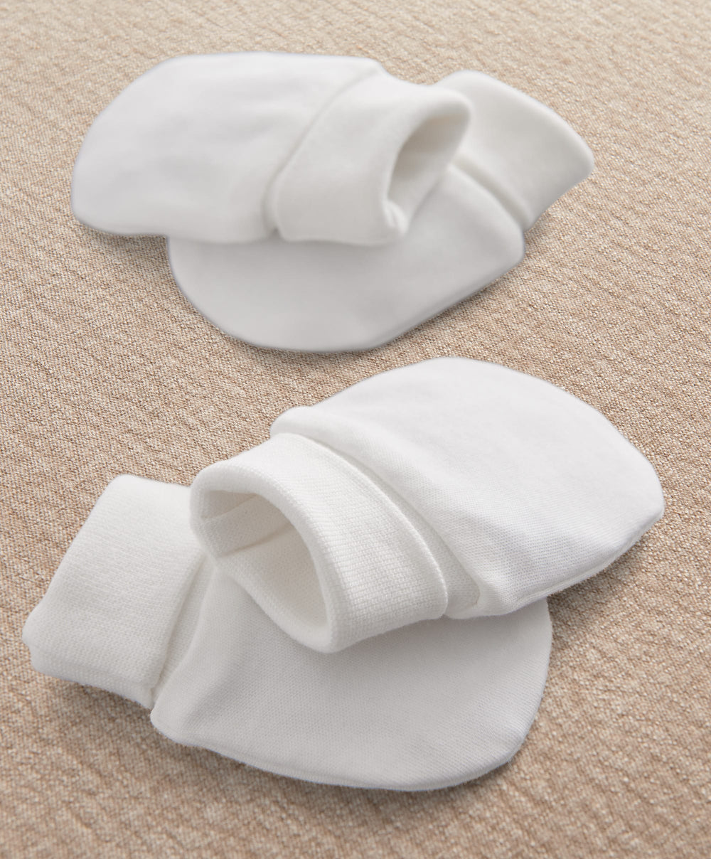 Mamas &amp; Papas Hats &amp; Mitts Blank Scratch Mitts (Pack of 2)