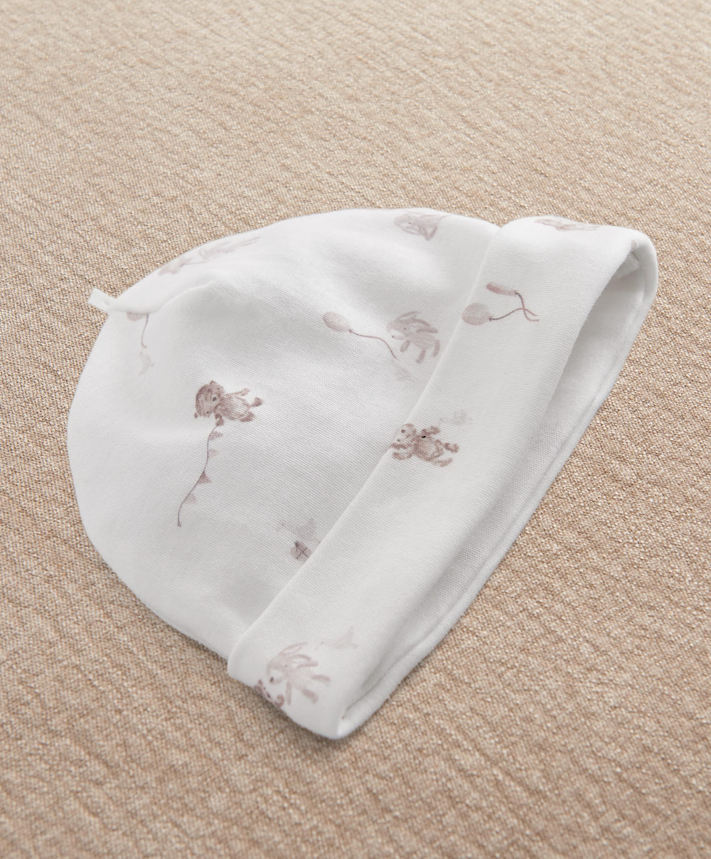 Mamas &amp; Papas Hats &amp; Mitts Celebration Print Hat &amp; Mitts