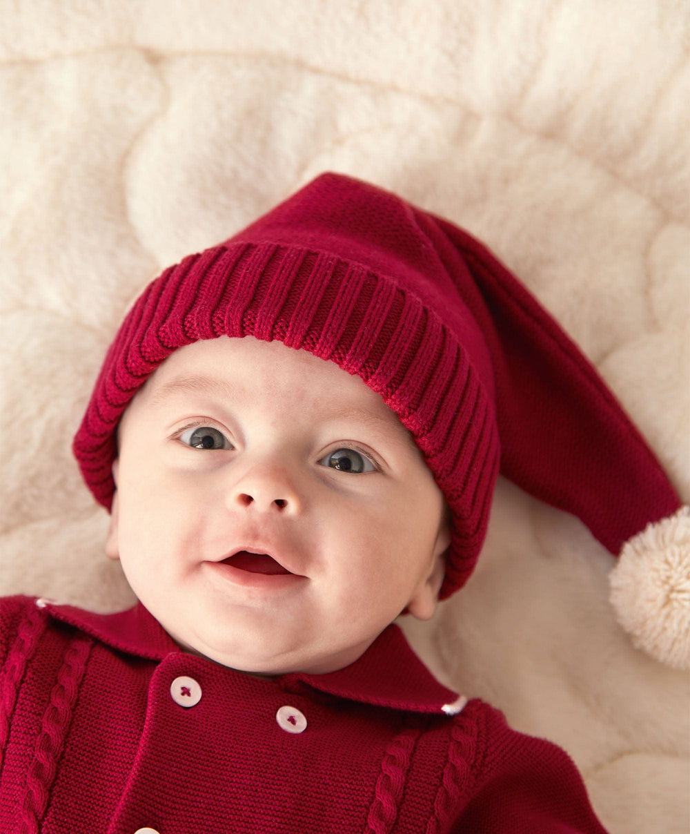 Mamas &amp; Papas Hats &amp; Mitts Knitted Hat - Red