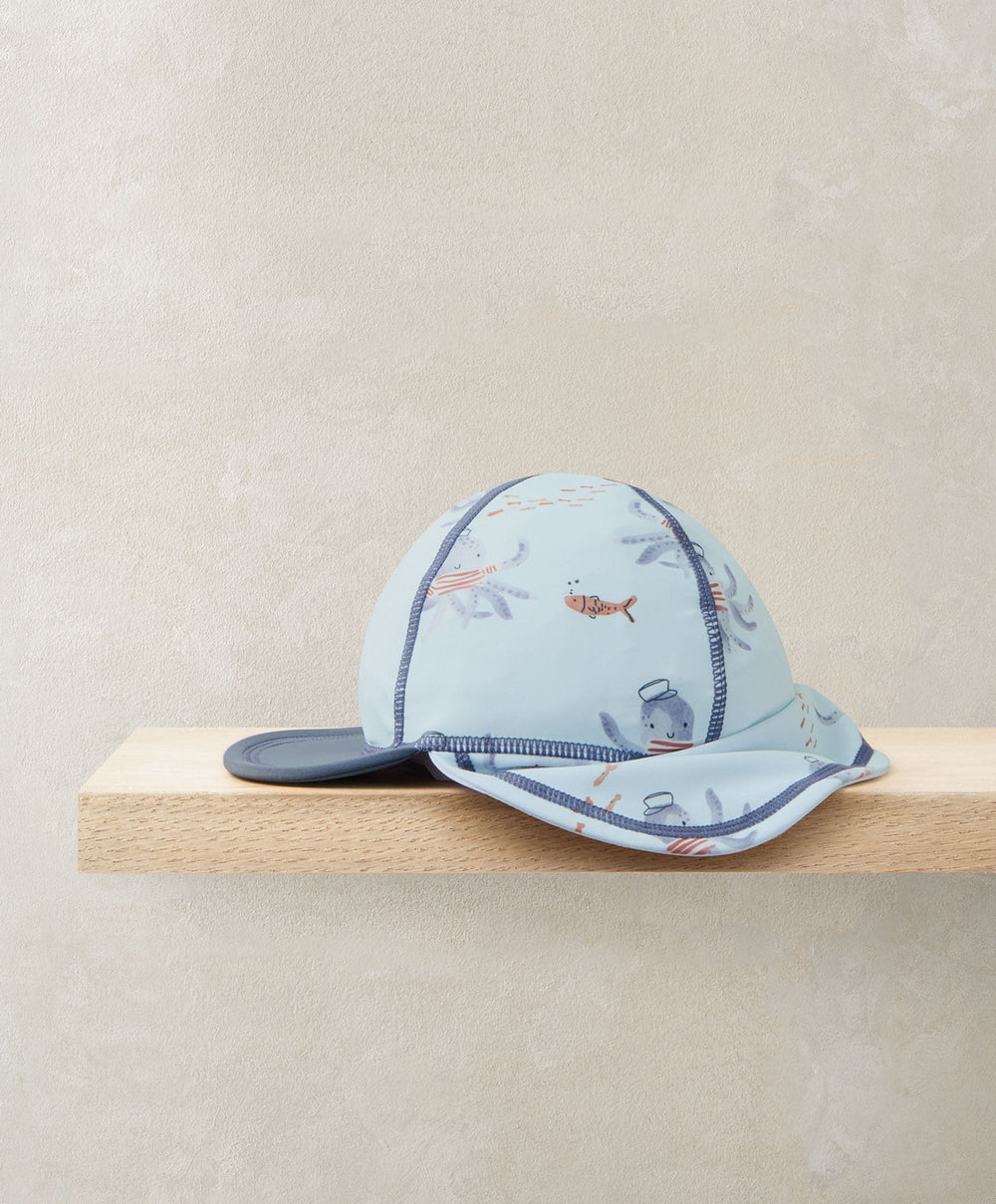 Mamas &amp; Papas Hats &amp; Mitts Squid Print Swim Hat