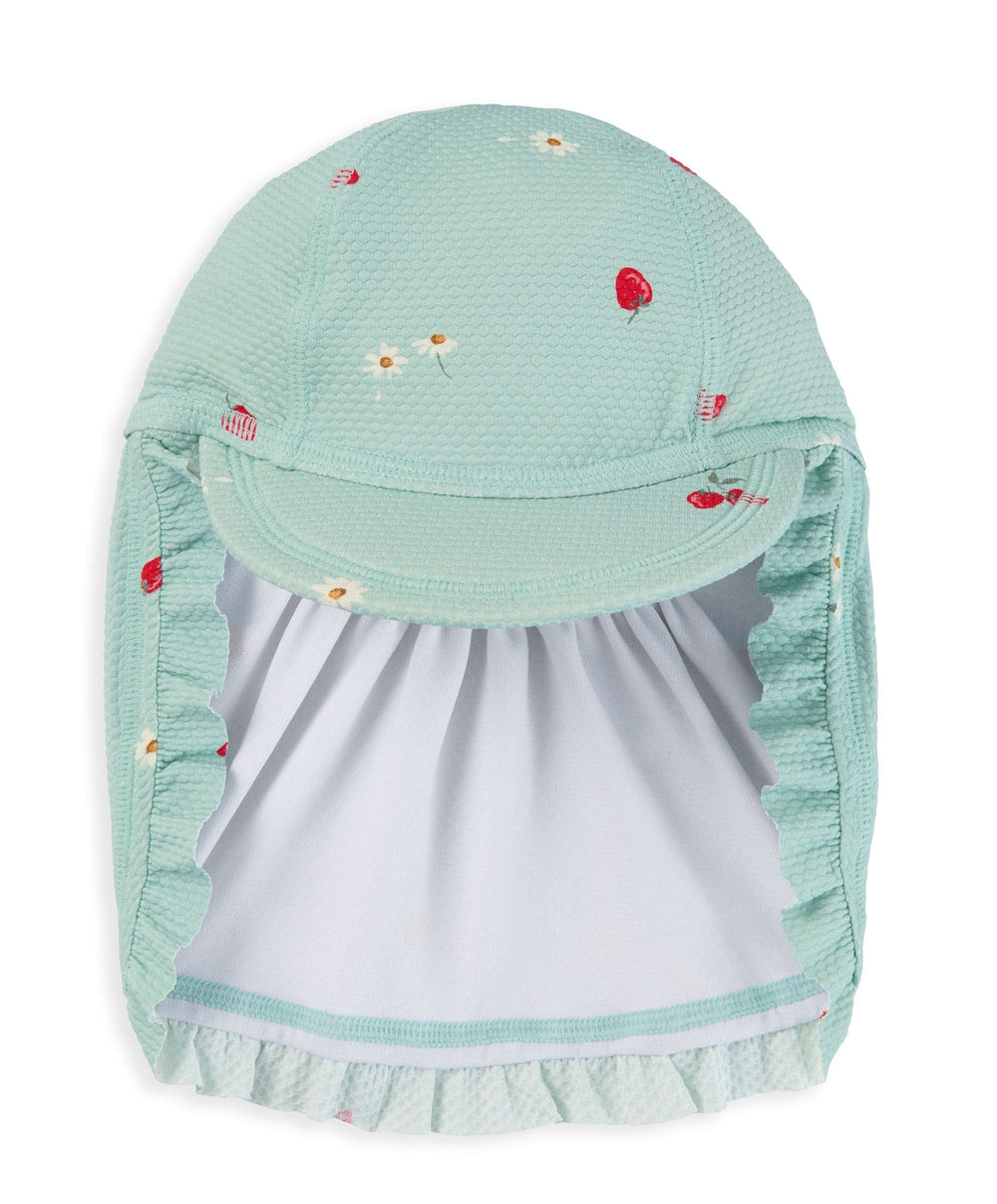 Mamas &amp; Papas Hats &amp; Mitts Strawberry Peaked Sunhat