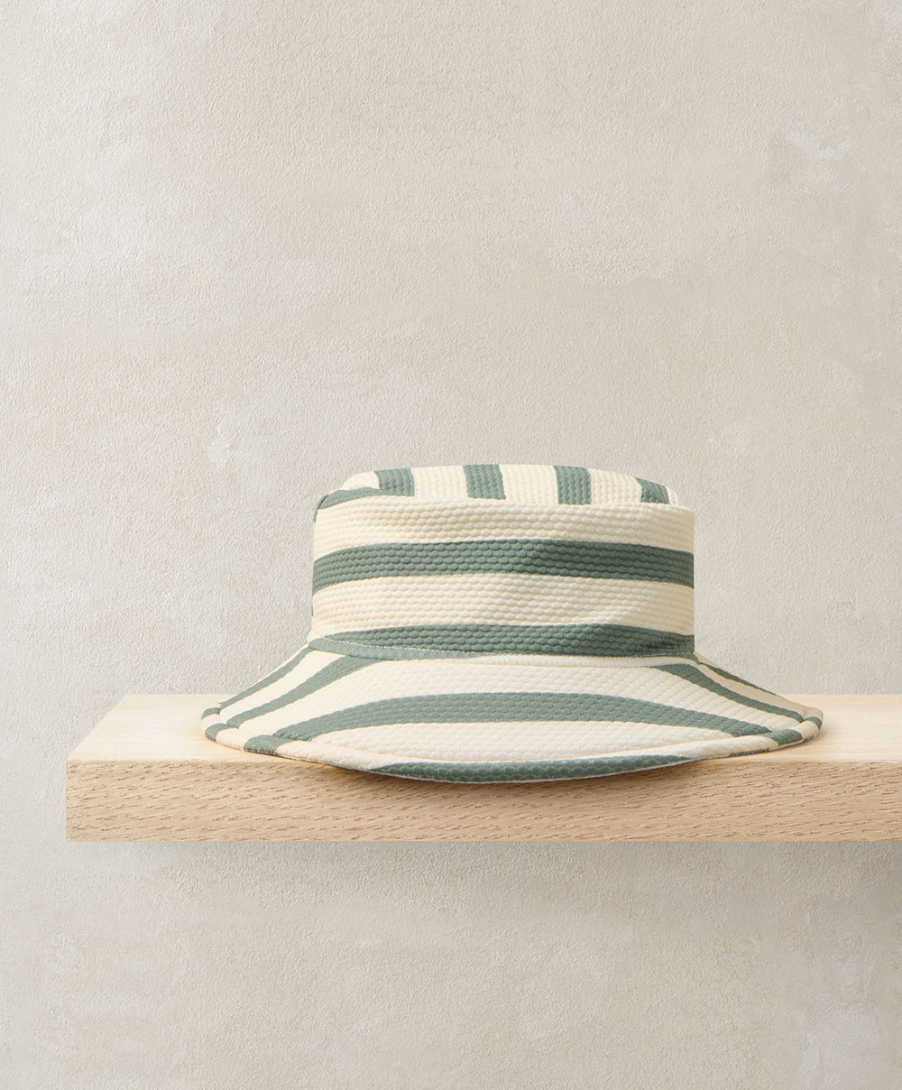 Mamas &amp; Papas Hats &amp; Mitts Stripe Bucket Swim Hat