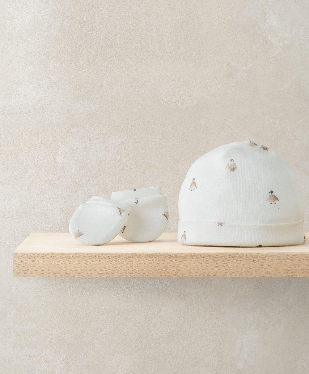 Mamas &amp; Papas Hats &amp; Mitts Welcome to the World Premature Baby Hat &amp; Mits