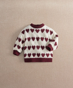 Mamas & Papas Heart Jumper