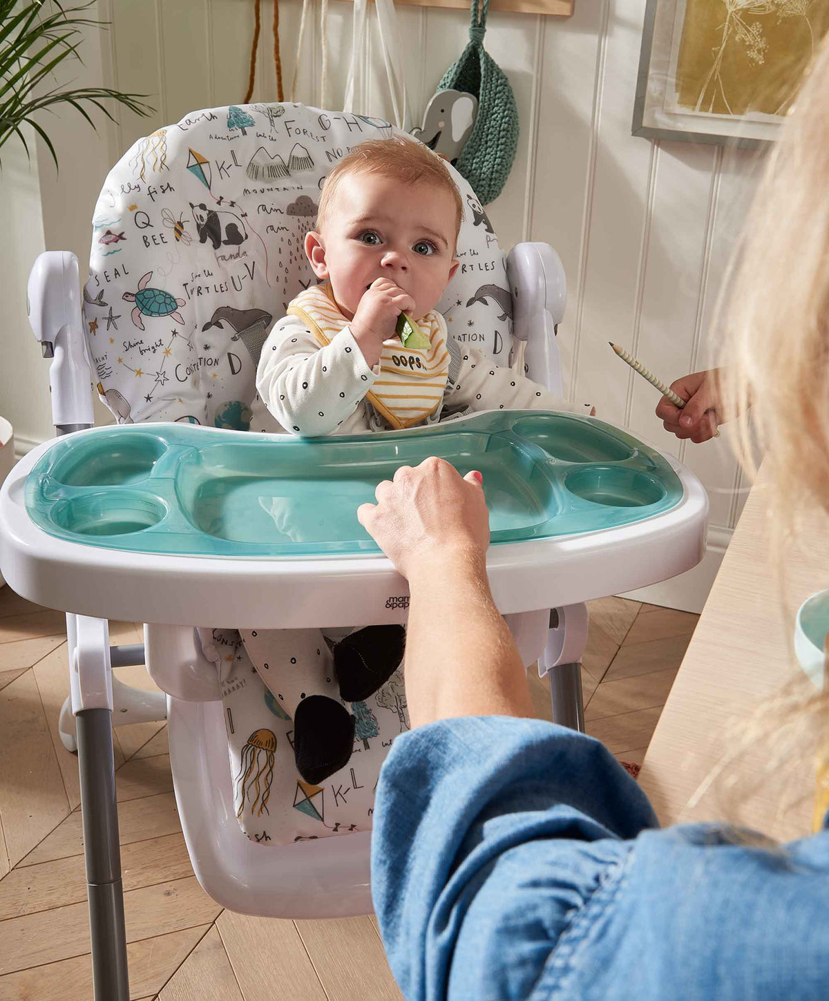 Snax Highchair Happy Planet Feeding Weaning – Mamas Papas IE