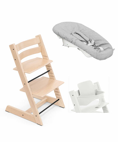 Mamas & Papas Highchairs Tripp Trapp® Chair Bundle (3 Piece) - Natural