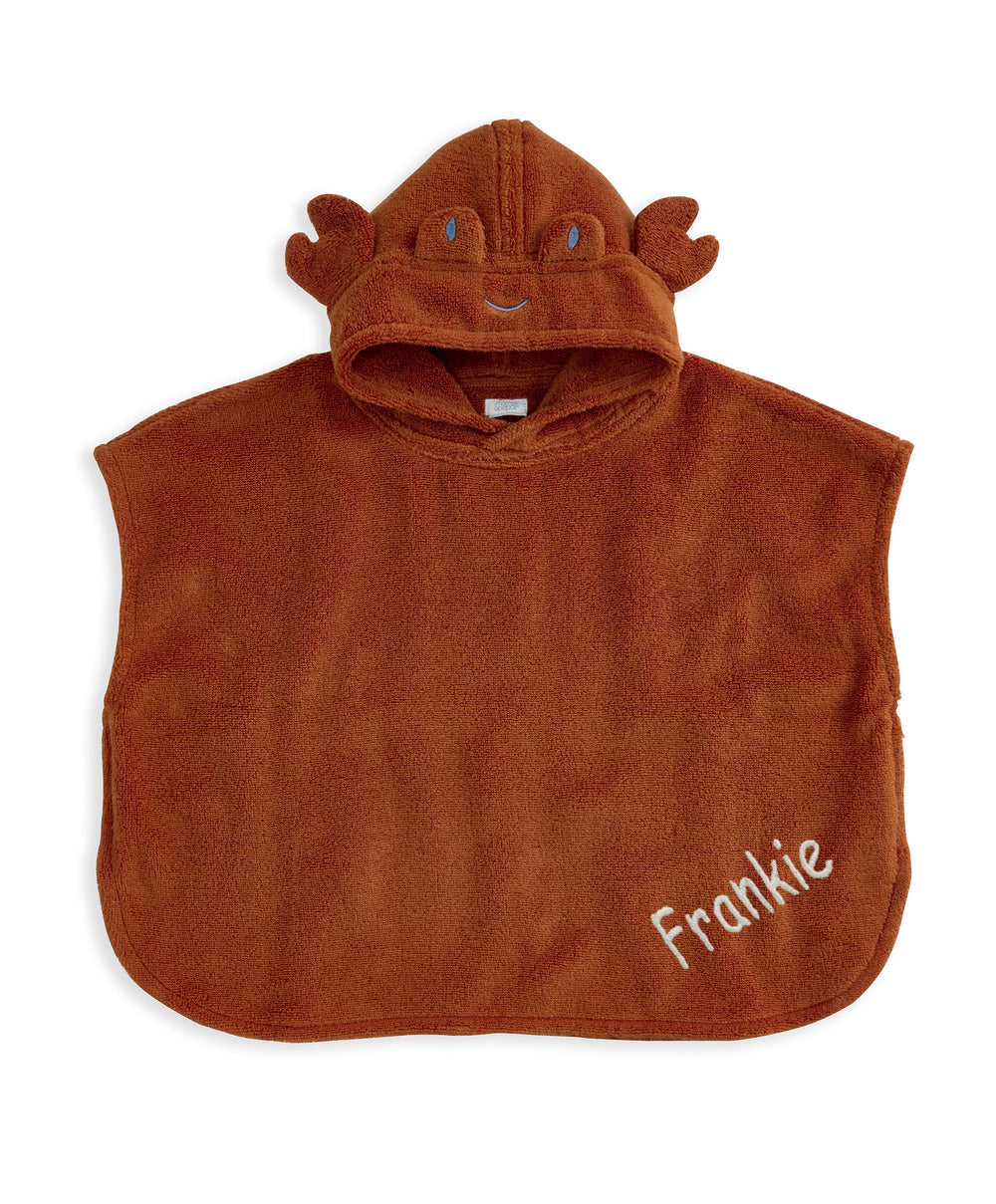 Mamas &amp; Papas Hooded Towels Crab Poncho Towel