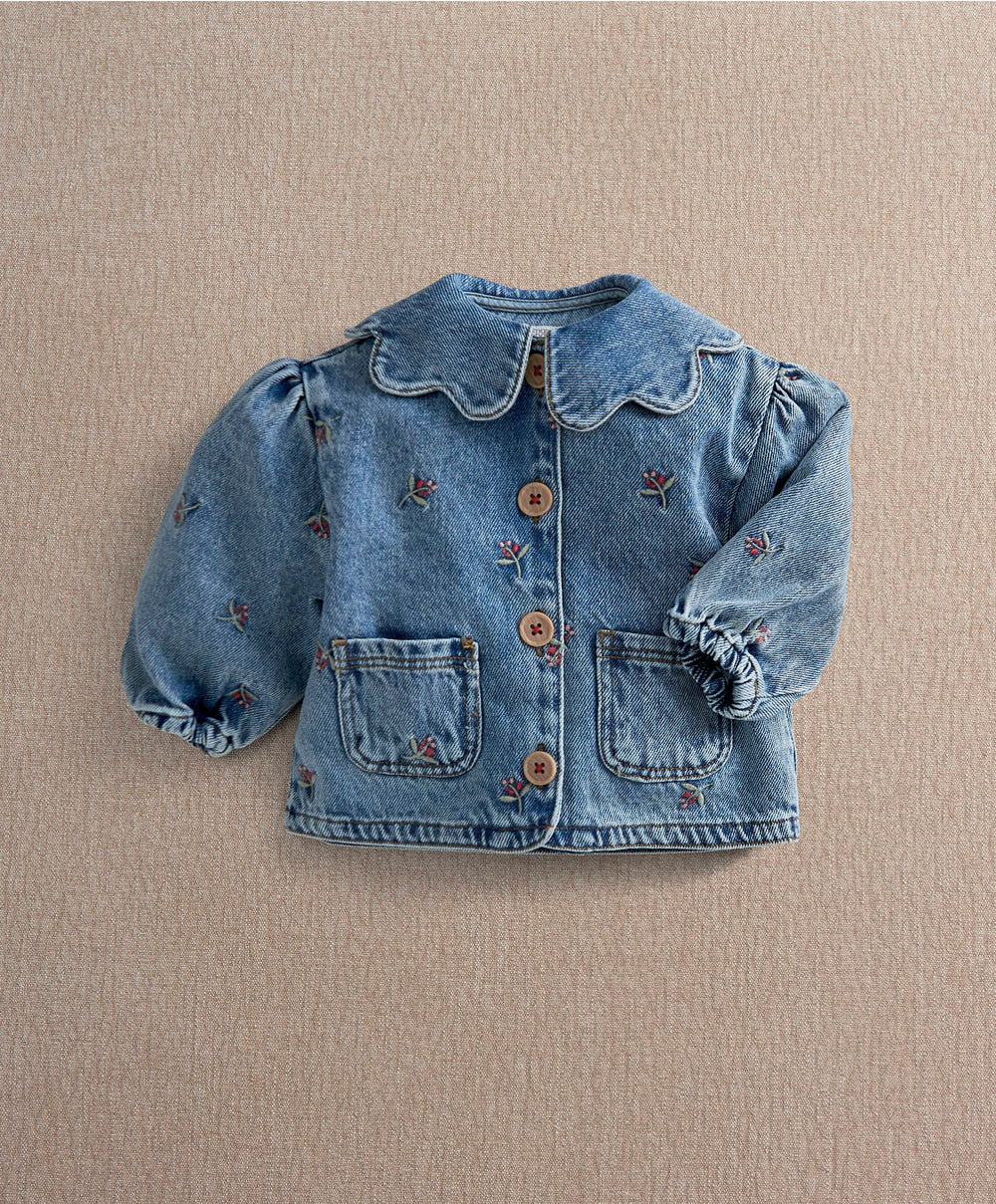 Mamas &amp; Papas Jackets &amp; Coats Berry Denim Jacket