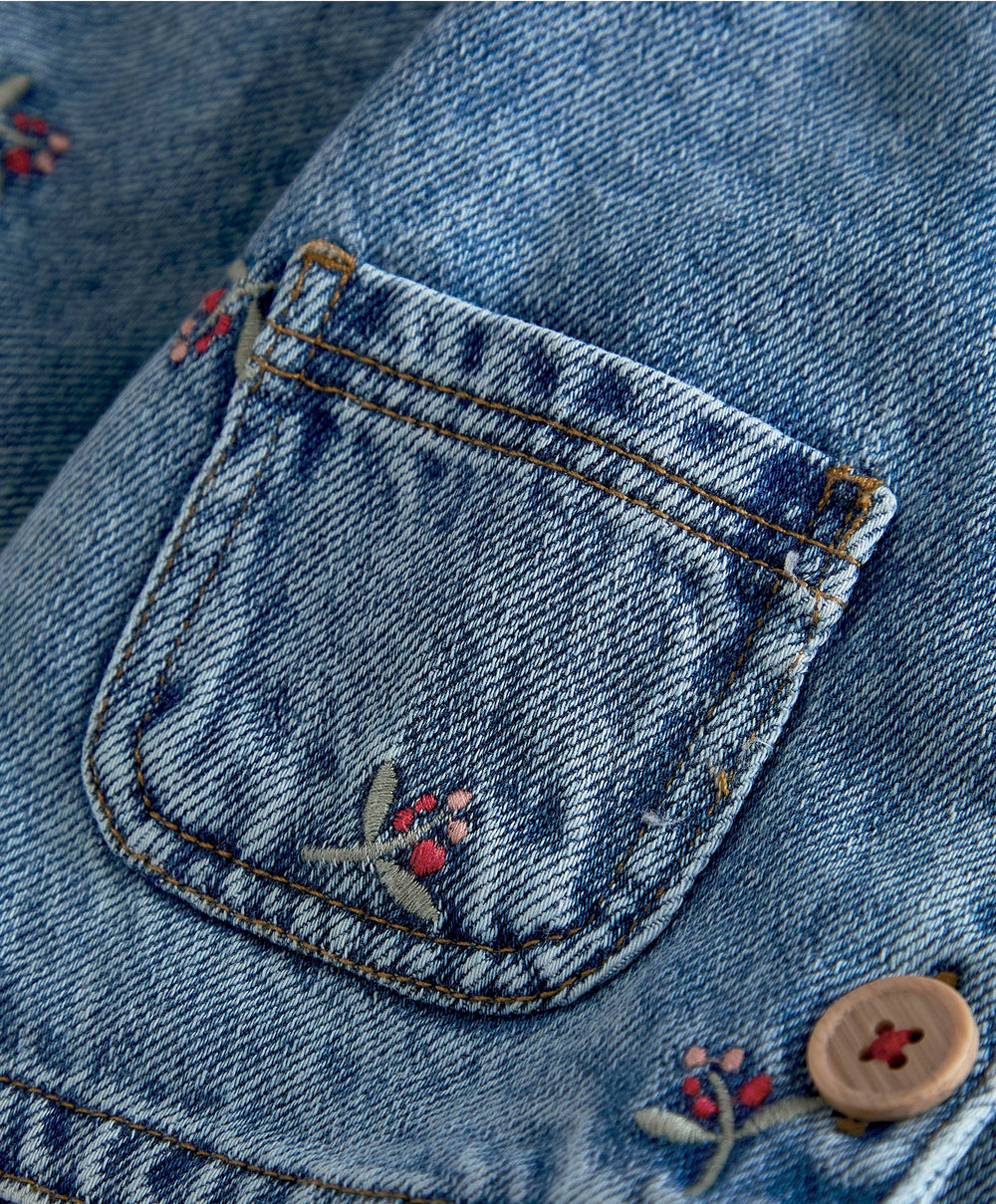 Mamas &amp; Papas Jackets &amp; Coats Berry Denim Jacket