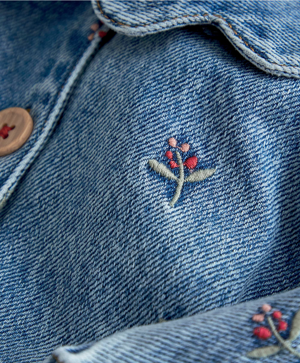 Mamas &amp; Papas Jackets &amp; Coats Berry Denim Jacket