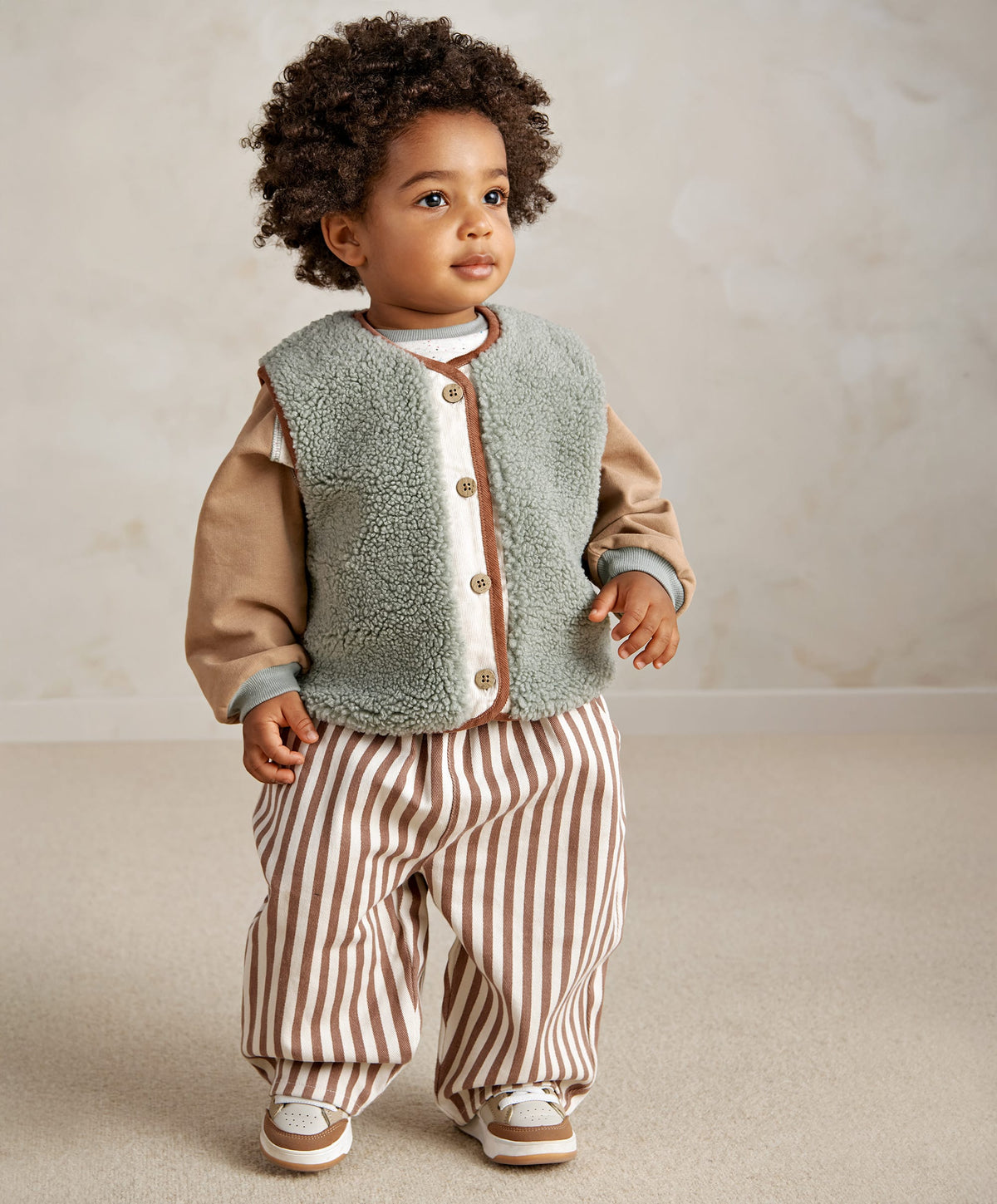Mamas & Papas Jackets & Coats Borg Gilet