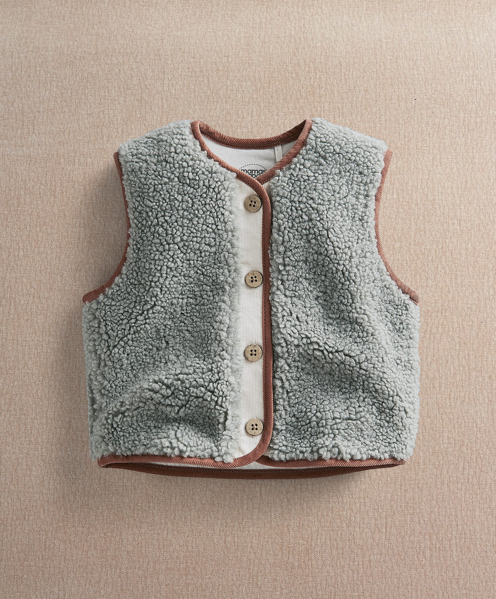 Mamas &amp; Papas Jackets &amp; Coats Borg Gilet