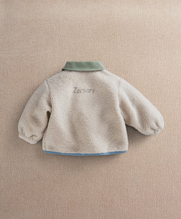 Mamas & Papas Jackets & Coats Borg Jacket - Cream