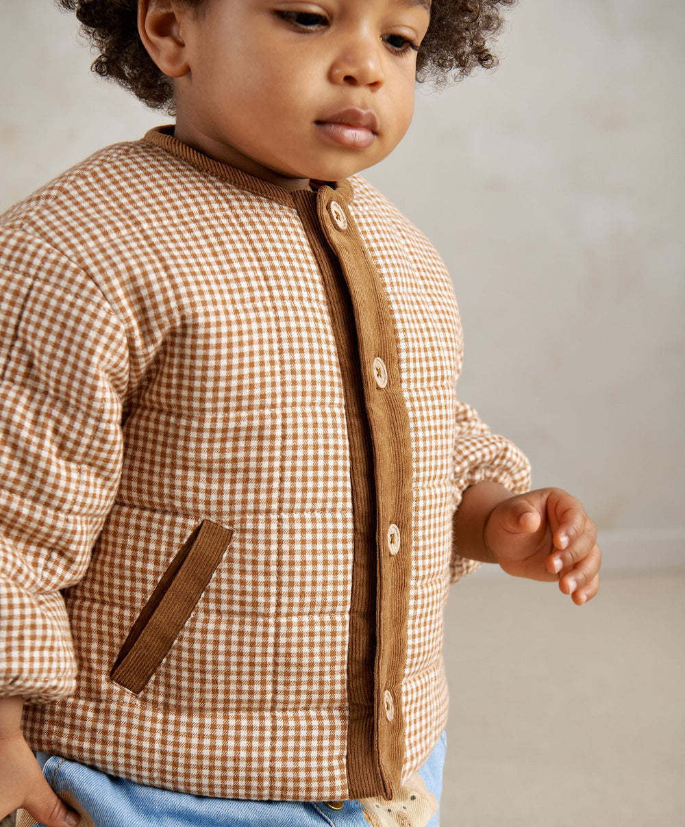 Mamas &amp; Papas Jackets &amp; Coats Check Jacket